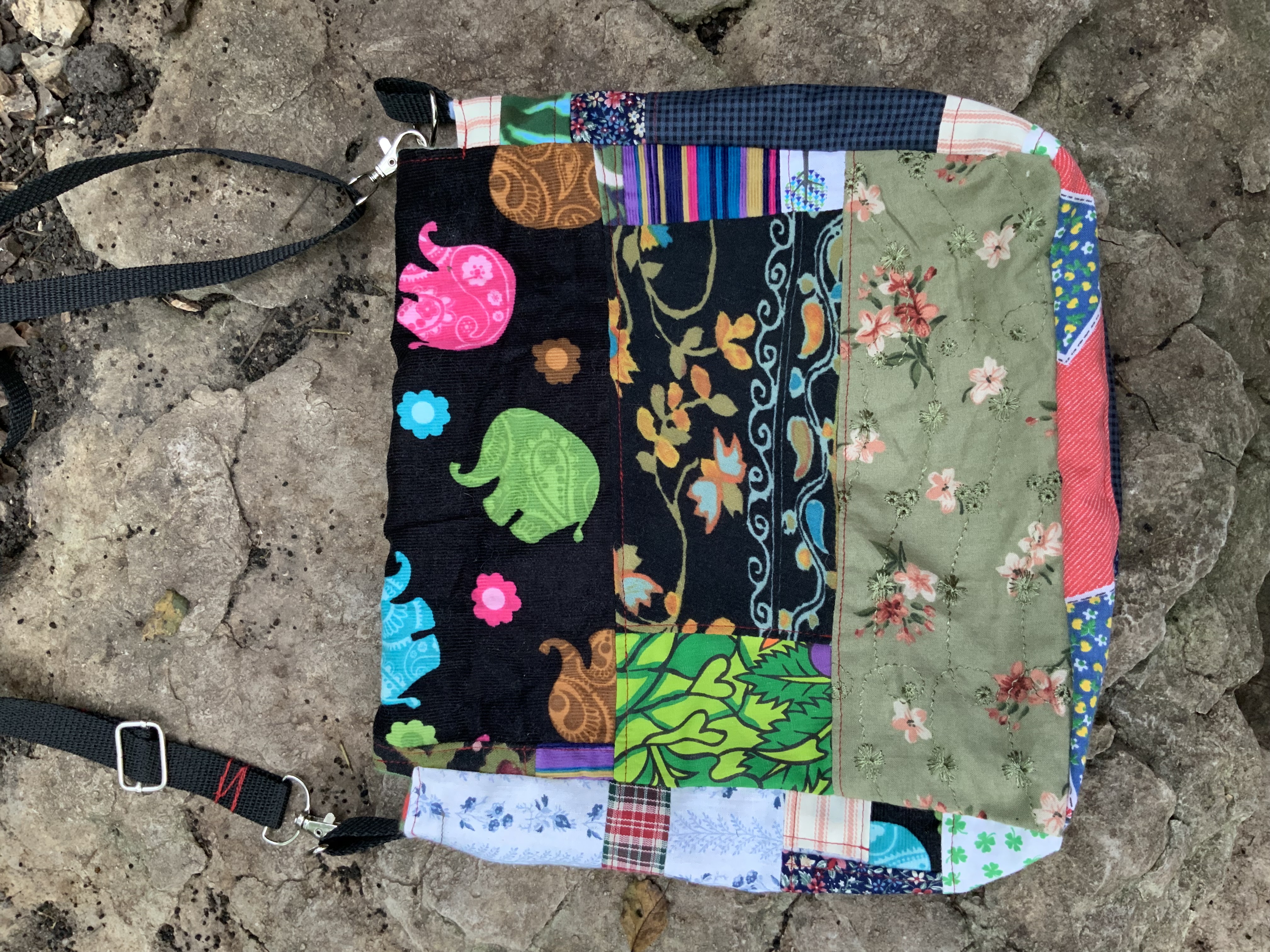 Handmade patchwork purse