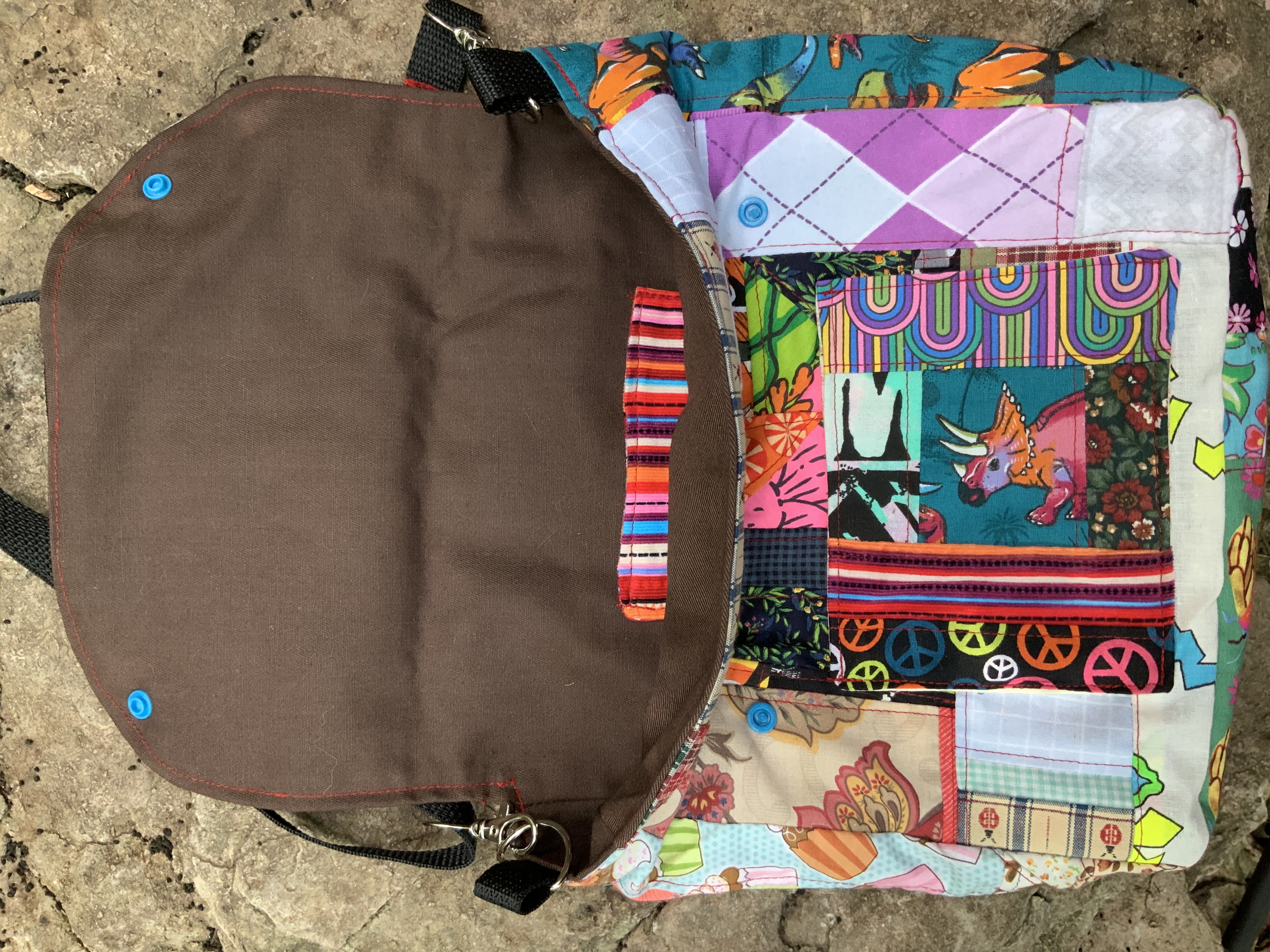 Handmade patchwork purse