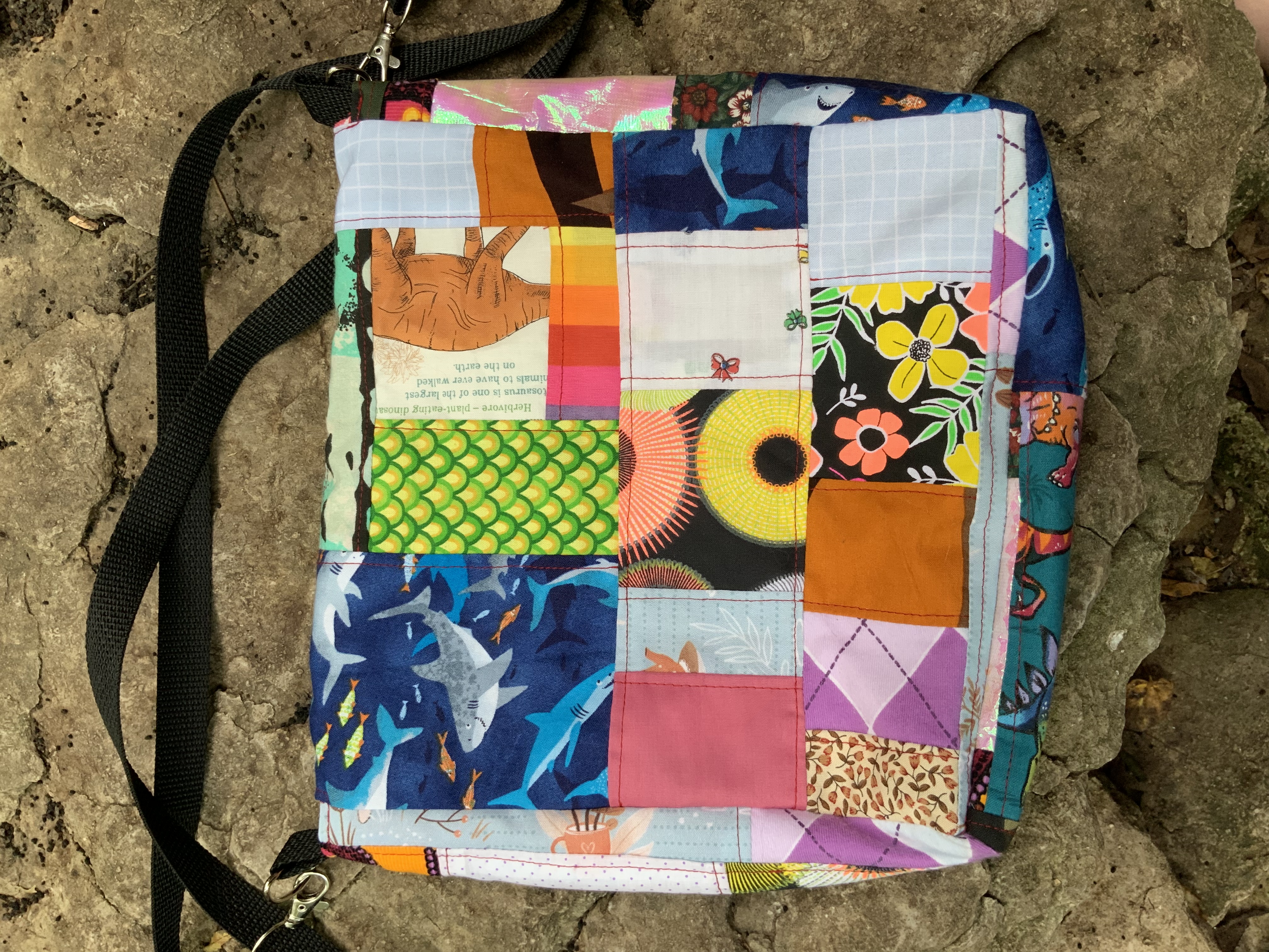 Handmade patchwork purse