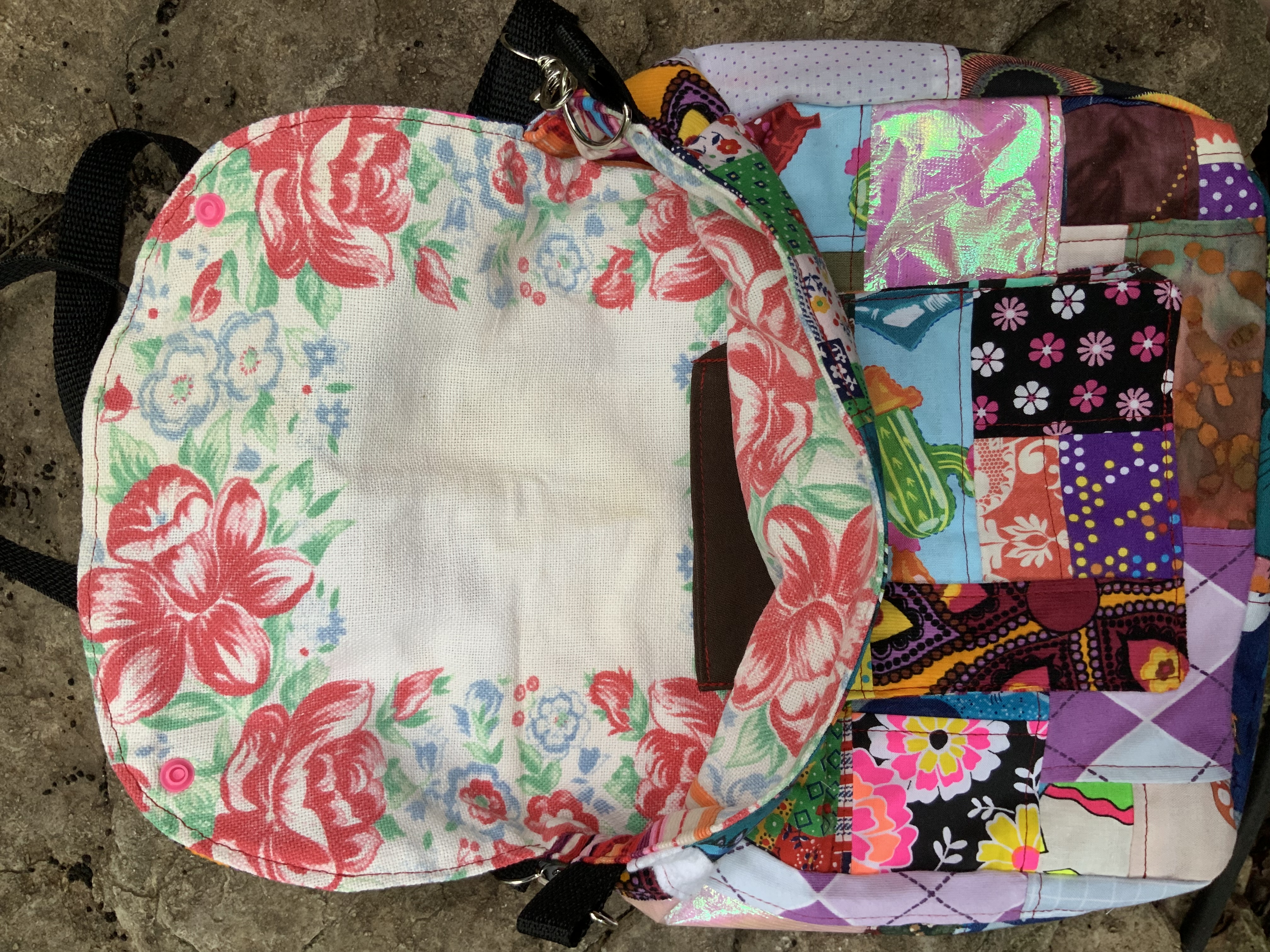 Handmade patchwork purse