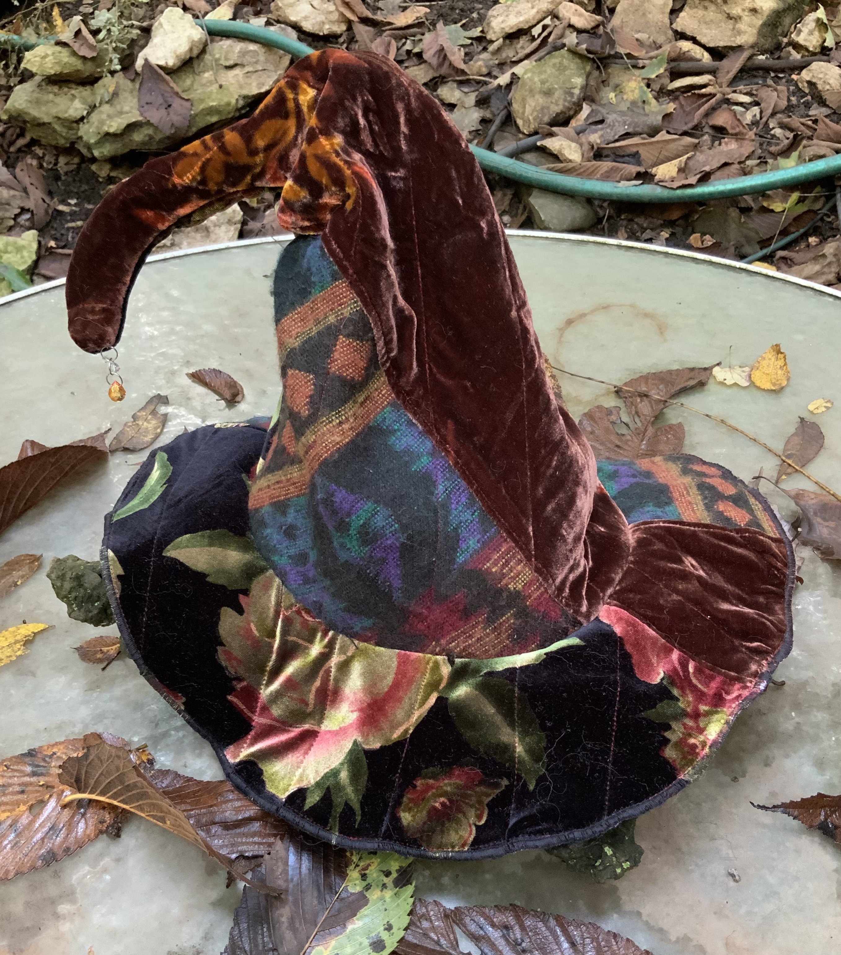 Adult patchwork steeple hat