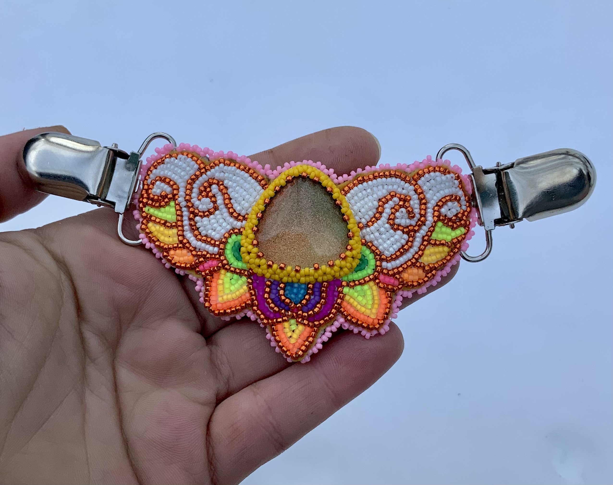 Magical girl beaded cardigan clasp