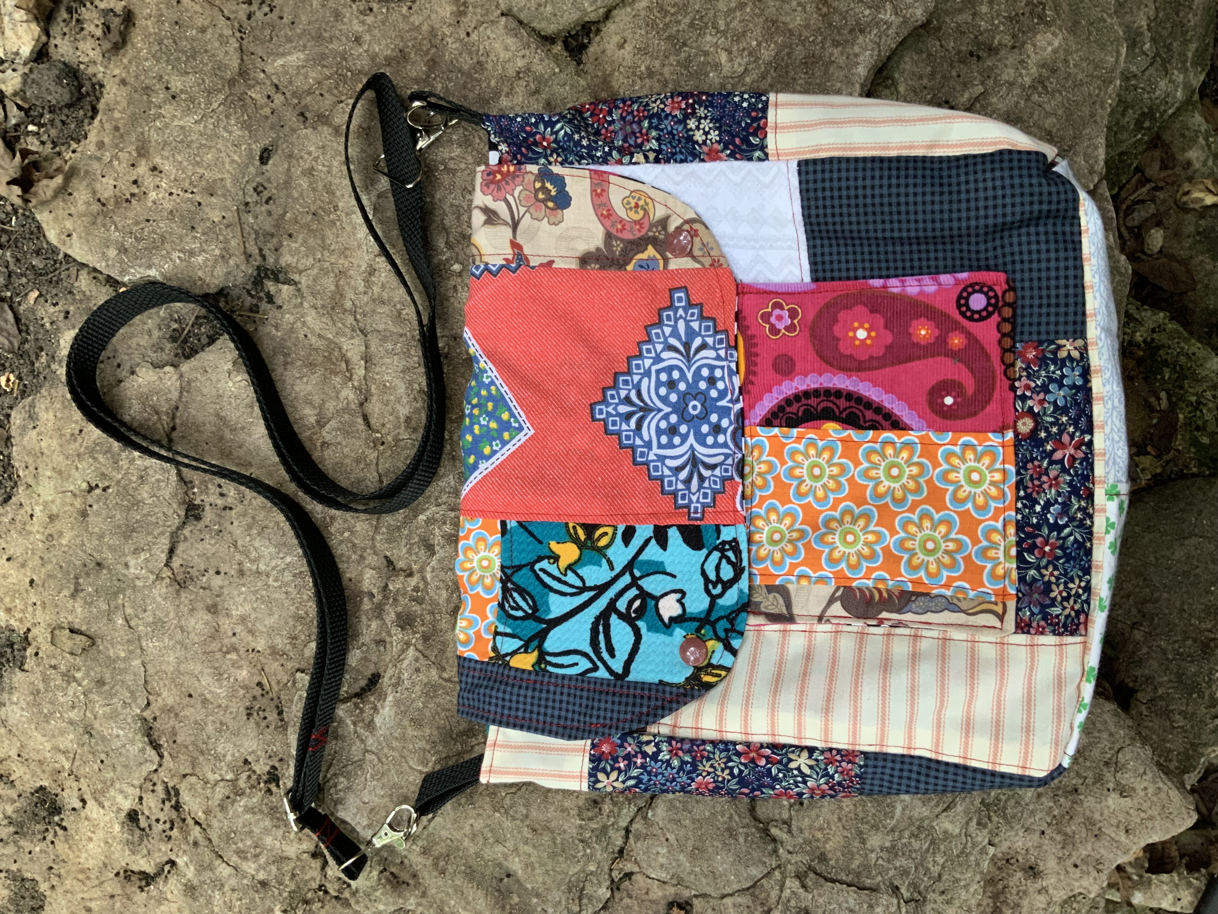 Handmade patchwork purse