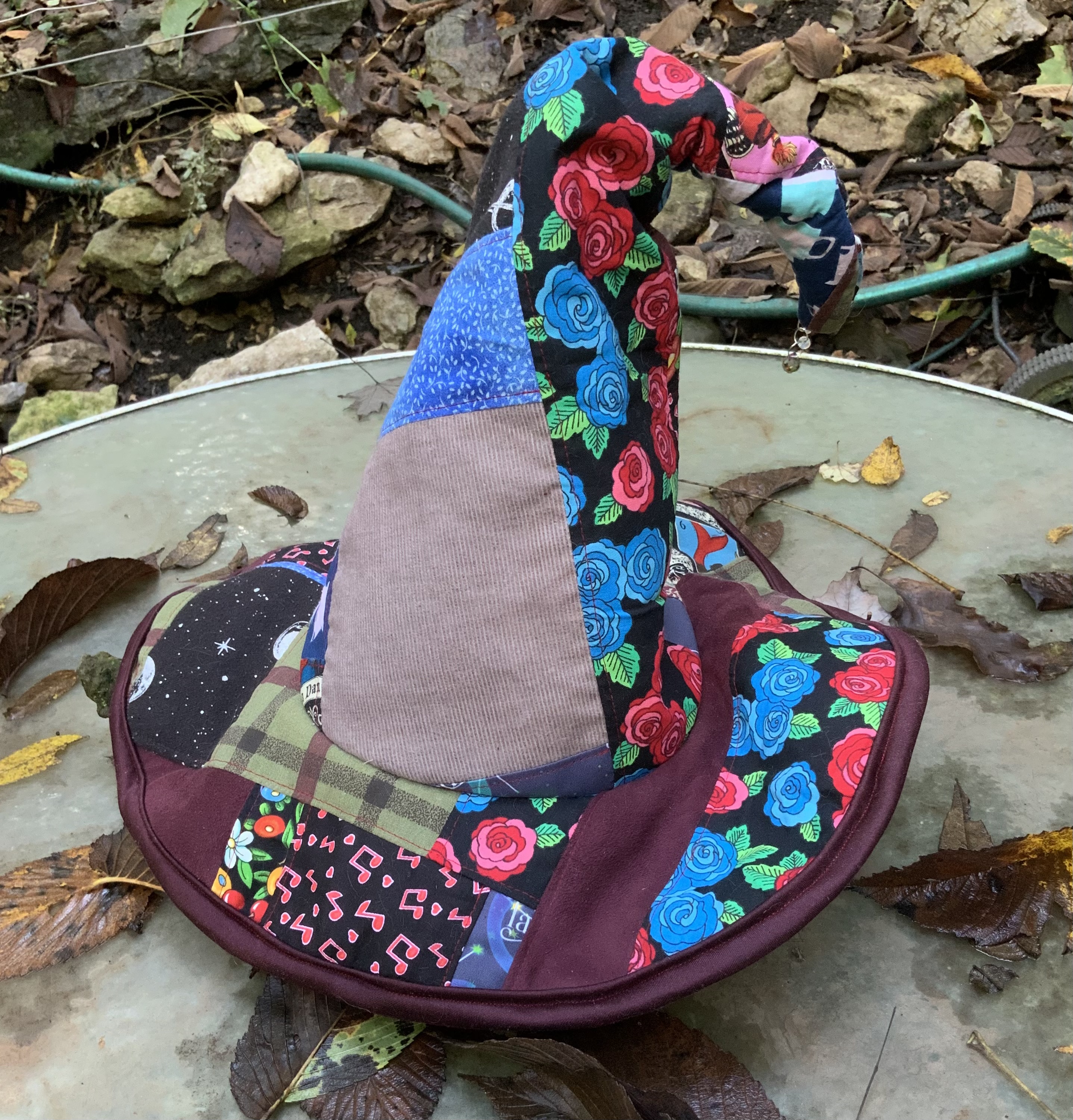 Adult patchwork steeple hat