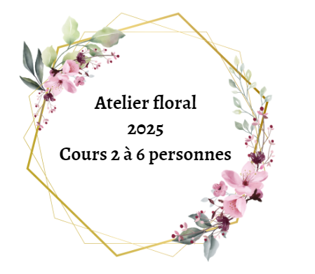 Cours d'art floral à la ferme.