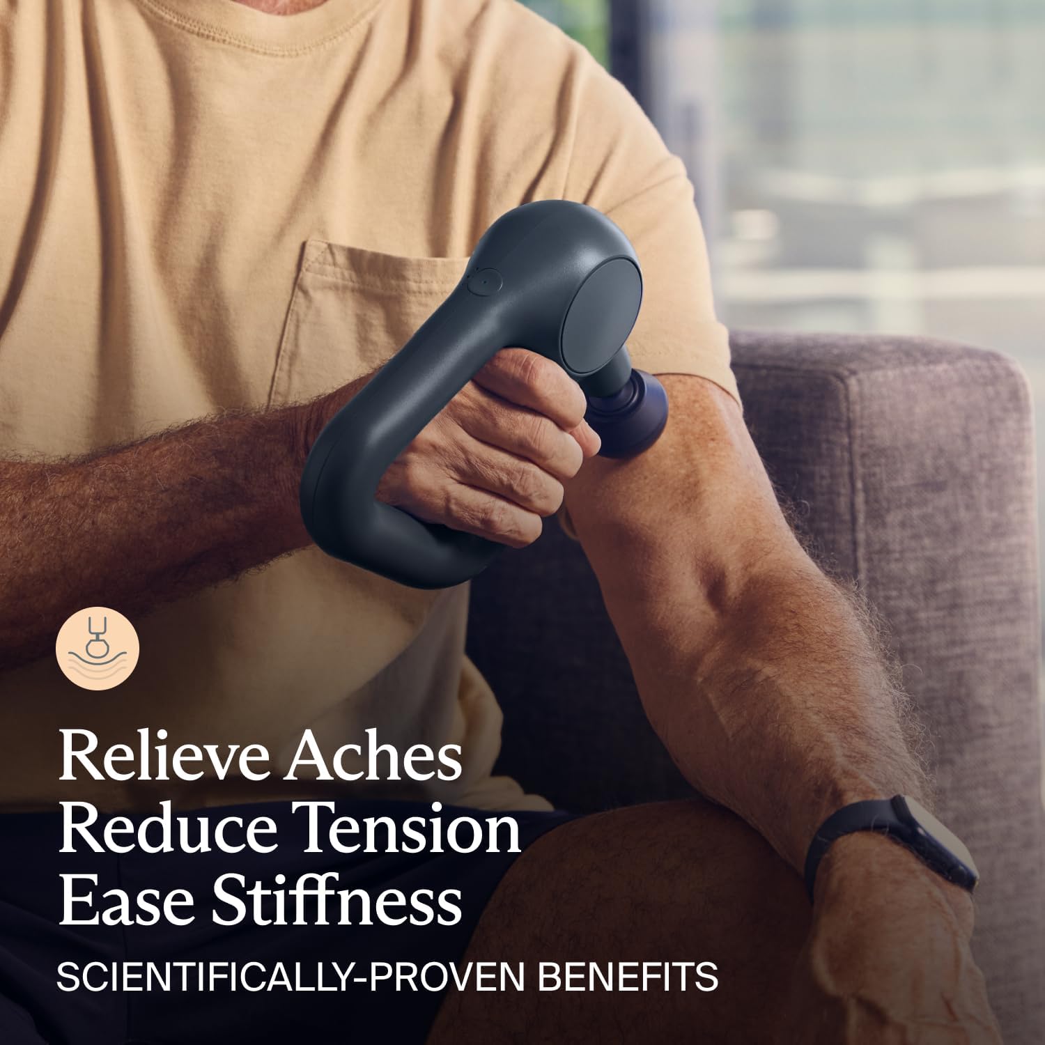 TheraGun Relief Quiet Deep Tissue Therapy Massage Gun