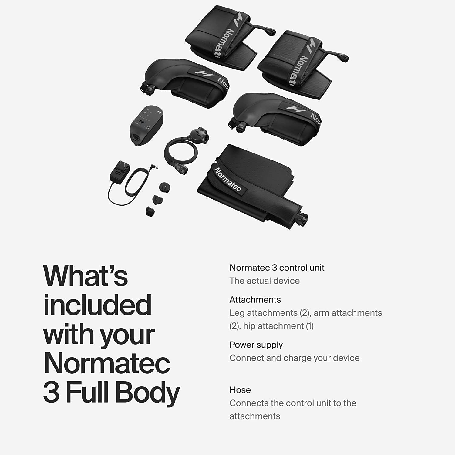  Standard Legs + HIPS + Arms Dynamic Compression Massage and Vyper 3 - Powerful High-Intensity Vibrating Foam Roller - Relieve Muscle Tension - FSA-HSA APPROVED