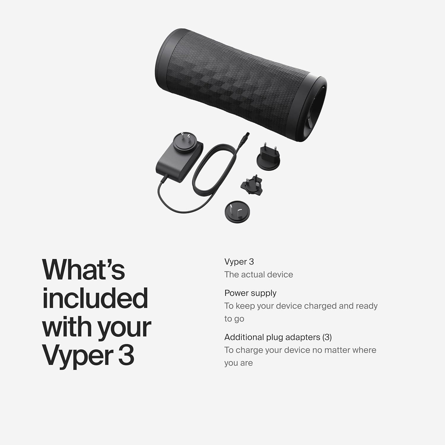  Standard Legs + HIPS + Arms Dynamic Compression Massage and Vyper 3 - Powerful High-Intensity Vibrating Foam Roller - Relieve Muscle Tension - FSA-HSA APPROVED