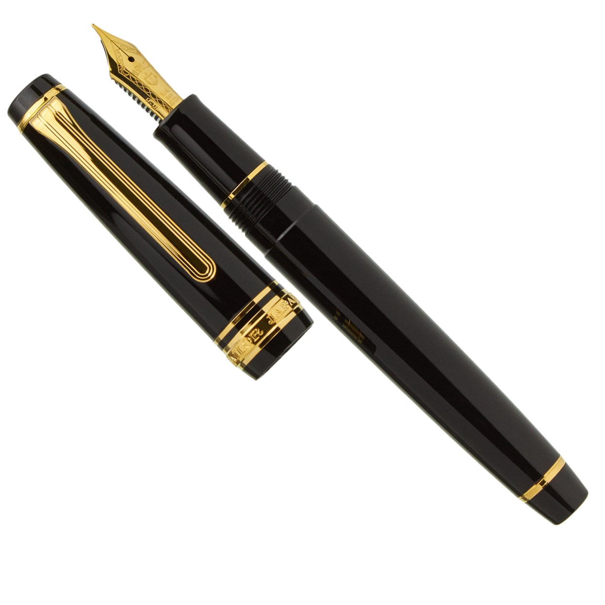 SAILOR - Pro Gear Slim (Sapporo) Résine Noir Doré