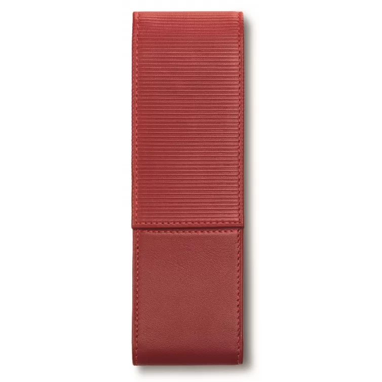 LAMY - Étui cuir Nappa rouge 2 places