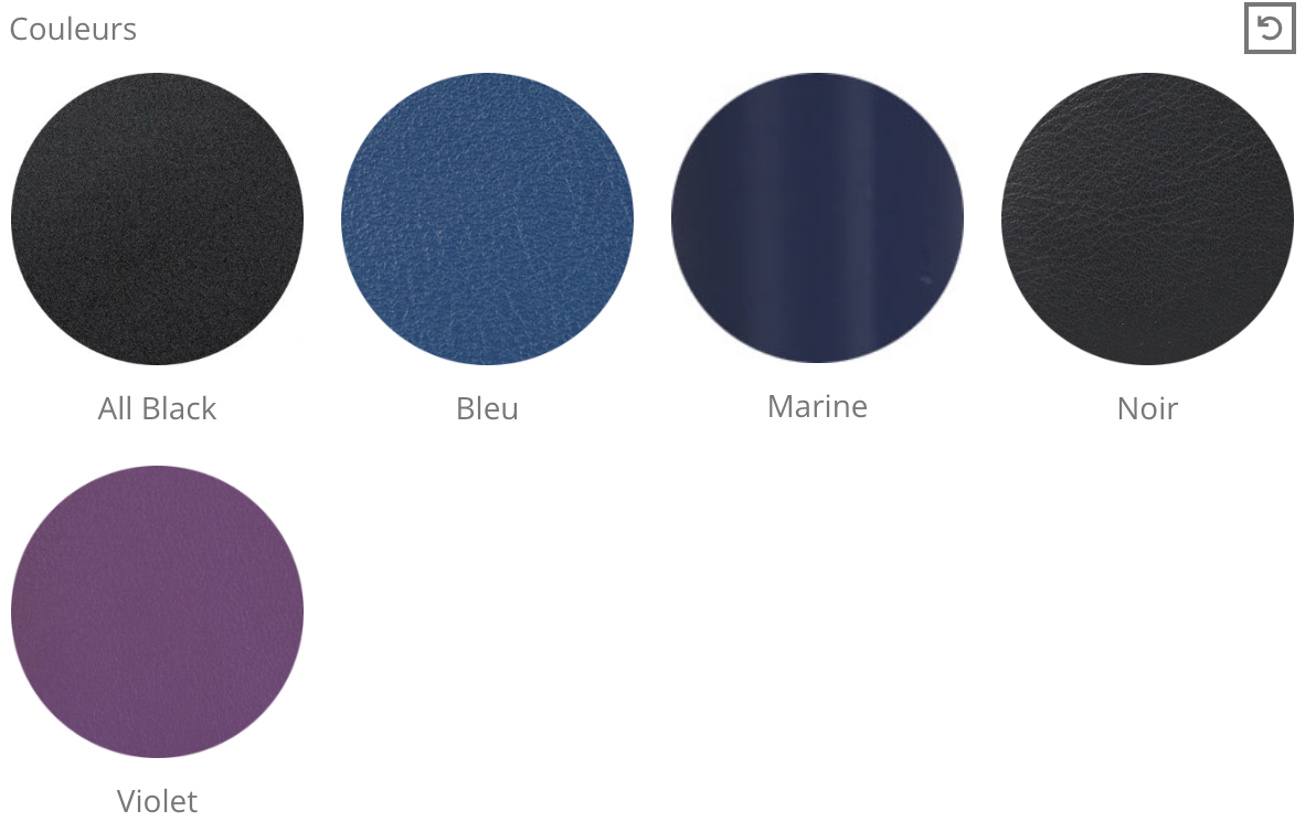 RÉCIFE - Étui à rabat Cuir Riviera 2 places