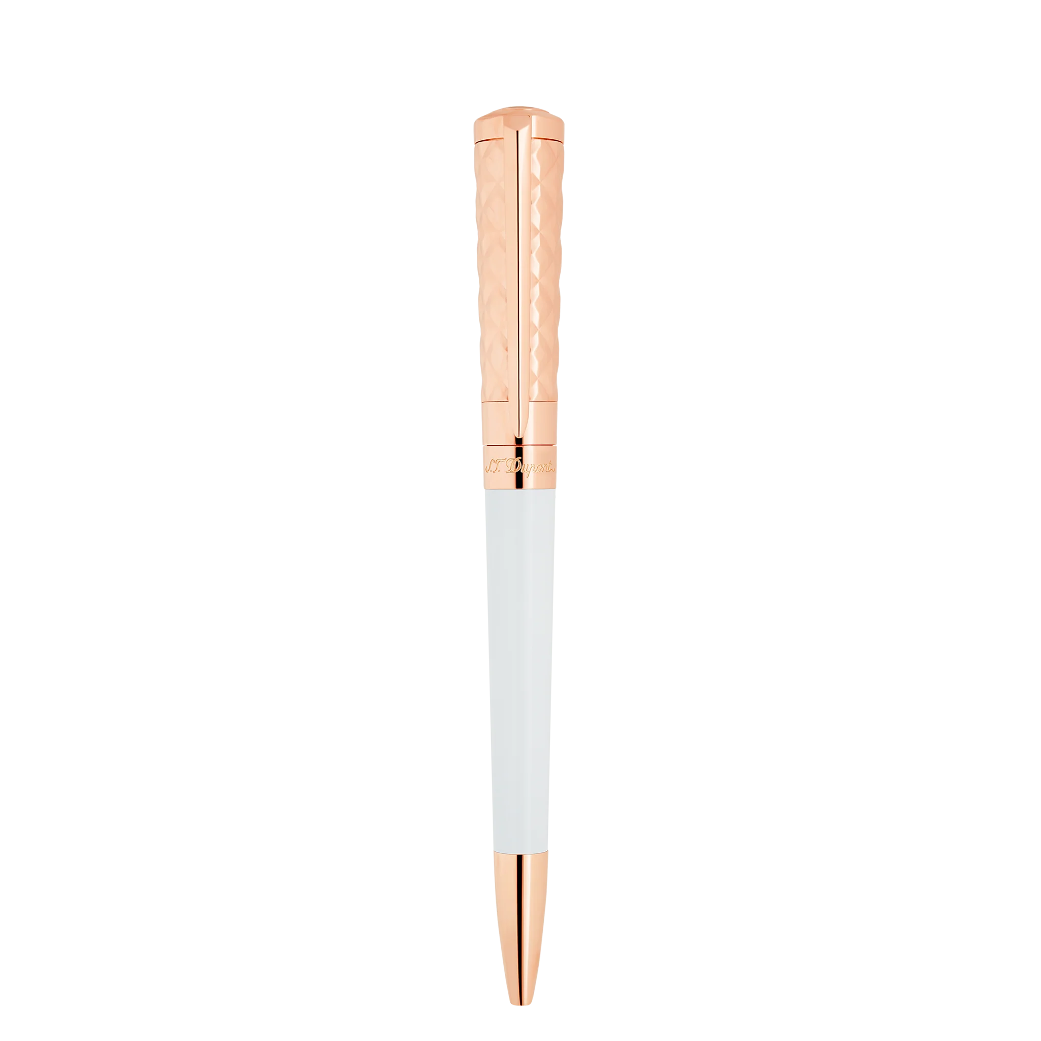 S.T. DUPONT - Bille Liberté Her - Laque blanche et Or rose