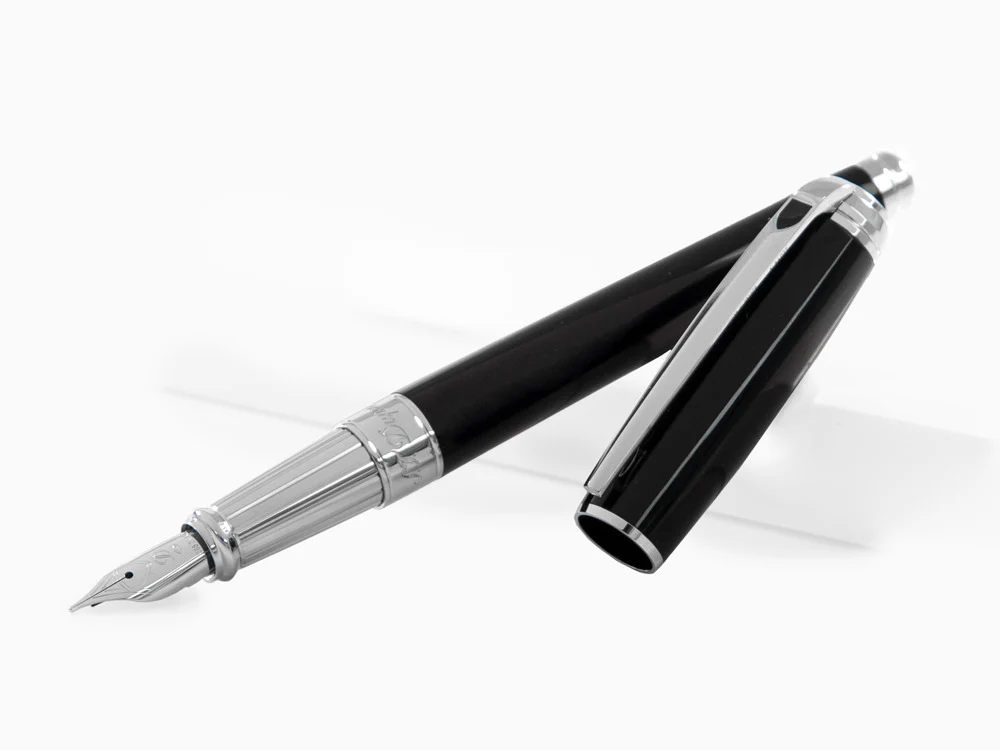 S.T. DUPONT - Plume Line D Large Noir/Palladium