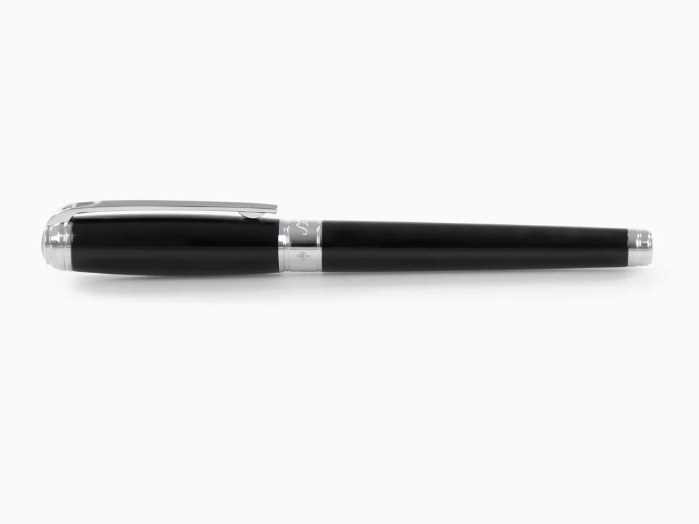 S.T. DUPONT - Plume Line D Large Noir/Palladium