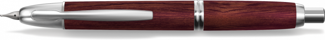PILOT - Capless Wooden rouge - Plume