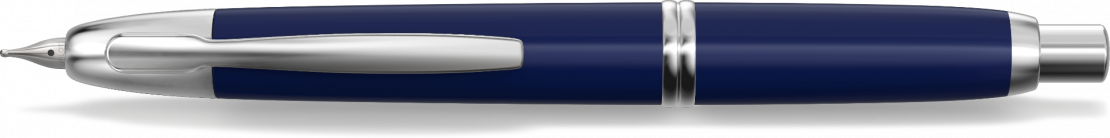 PILOT - Capless Rhodié Bleu - Plume