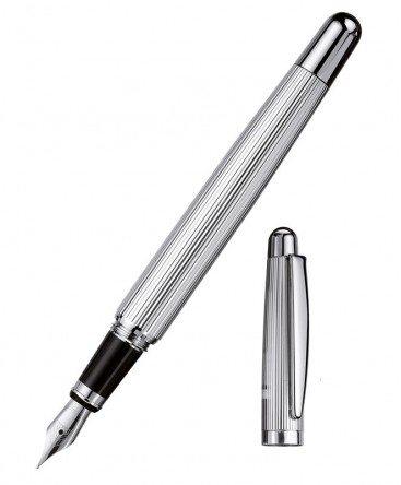 OTTO HUTT - DESIGN 02 Argent ligné - Plume