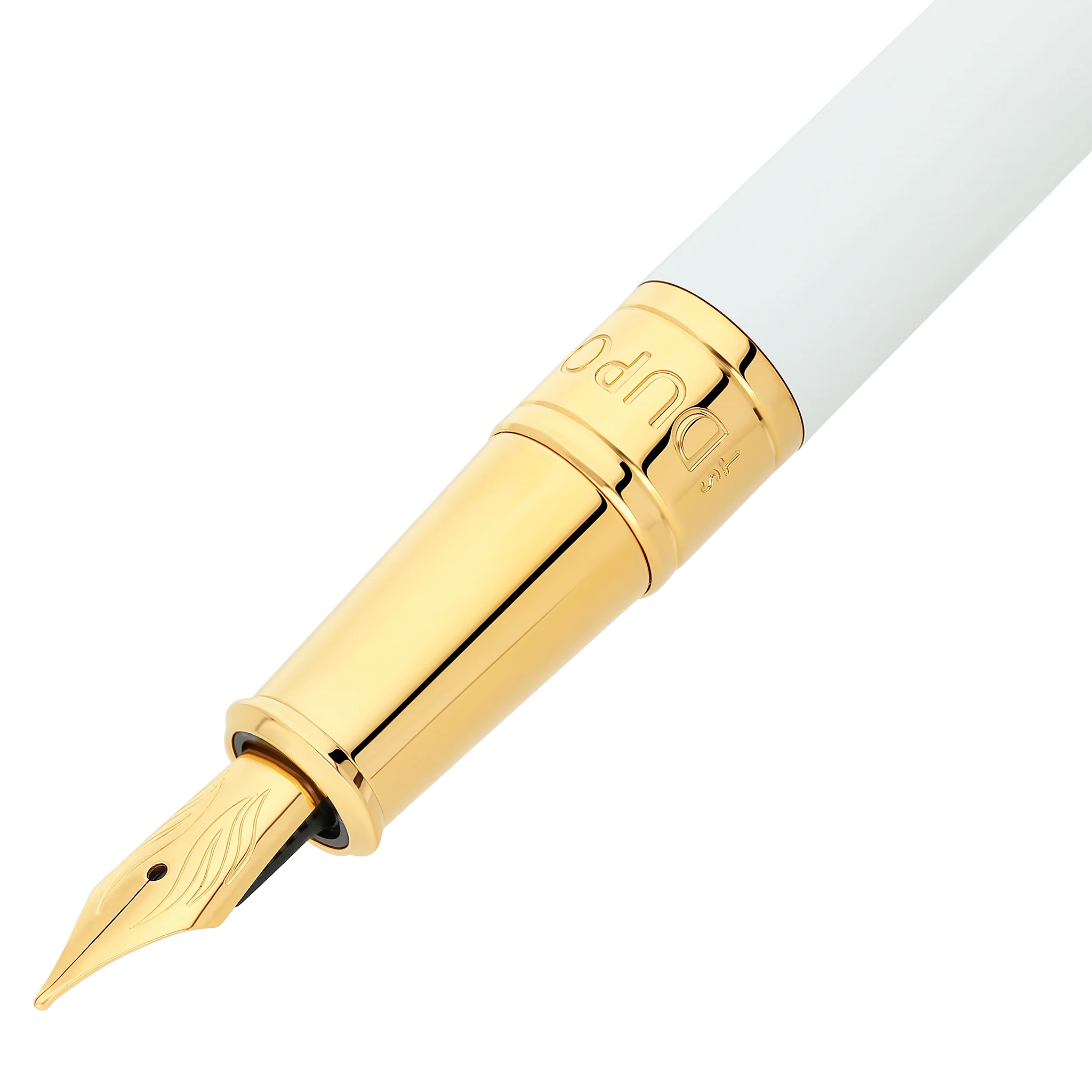 S.T. DUPONT - INITIAL Blanc Doré - Plume