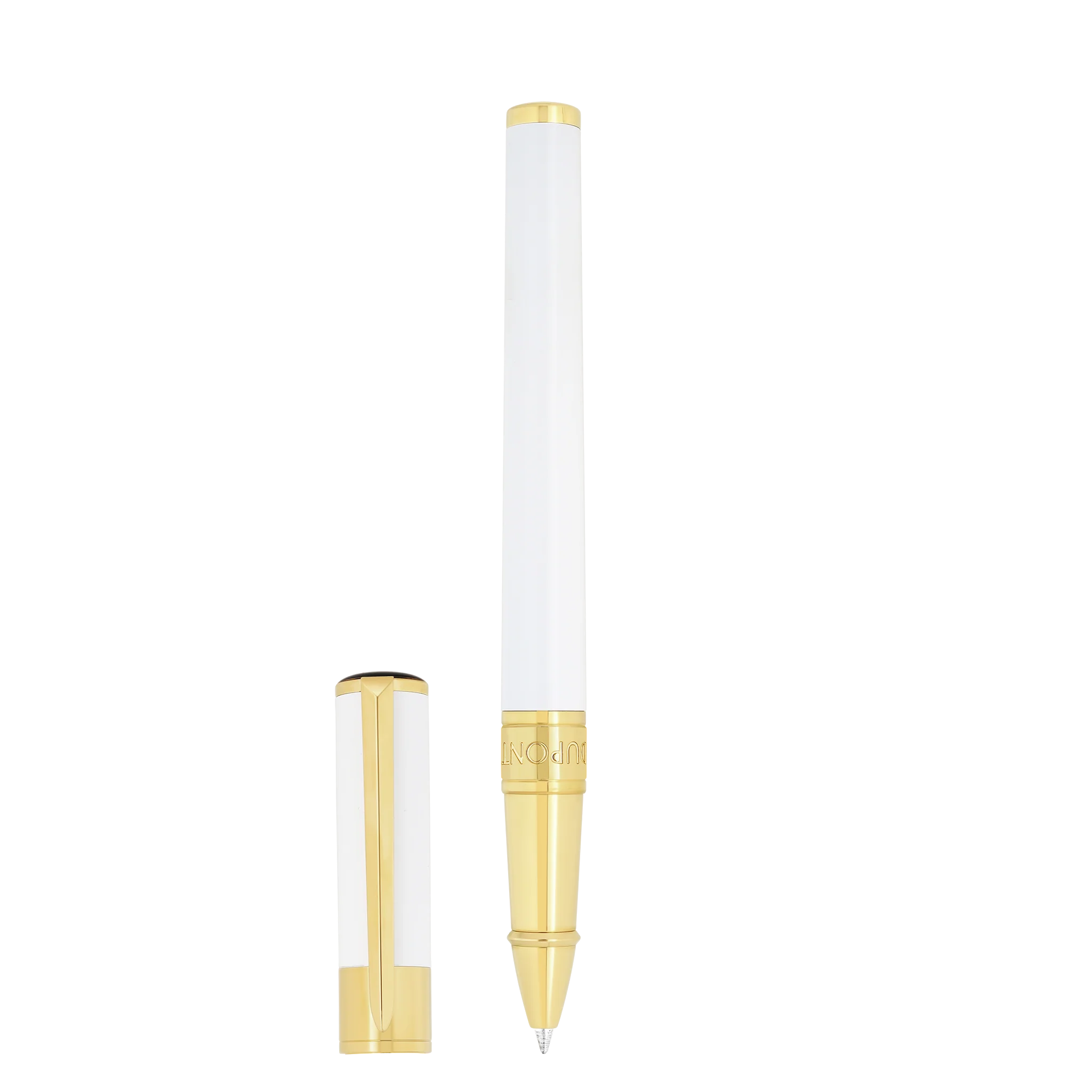 S.T. DUPONT - INITIAL Blanc Doré - Roller