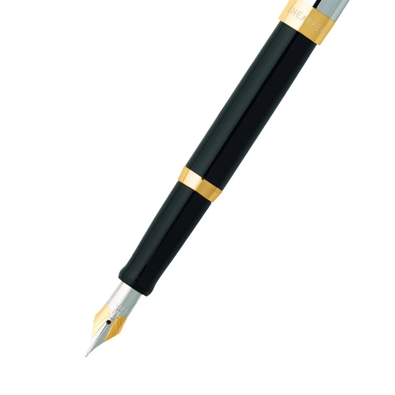 SHEAFFER - Sagaris Gloss Black GT Capuchon Chromé - Plume
