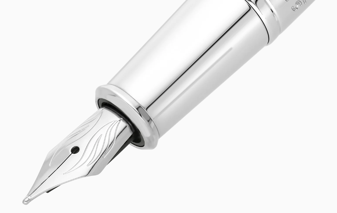 S.T. DUPONT - INITIAL Bleu Foncé - Plume