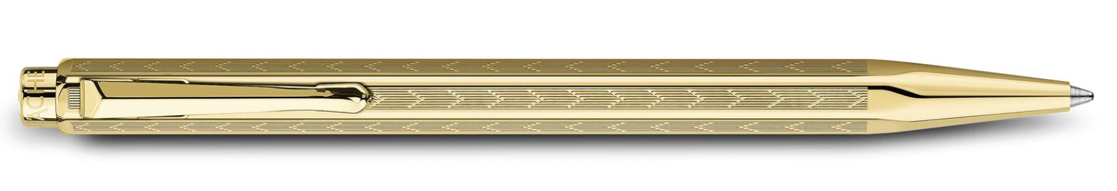 CARAN D'ACHE - Bille - Ecridor Chevron Doré