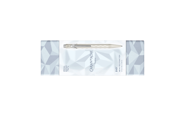 CARAN D'ACHE - 849 Alpine Frost Blanc - Bille