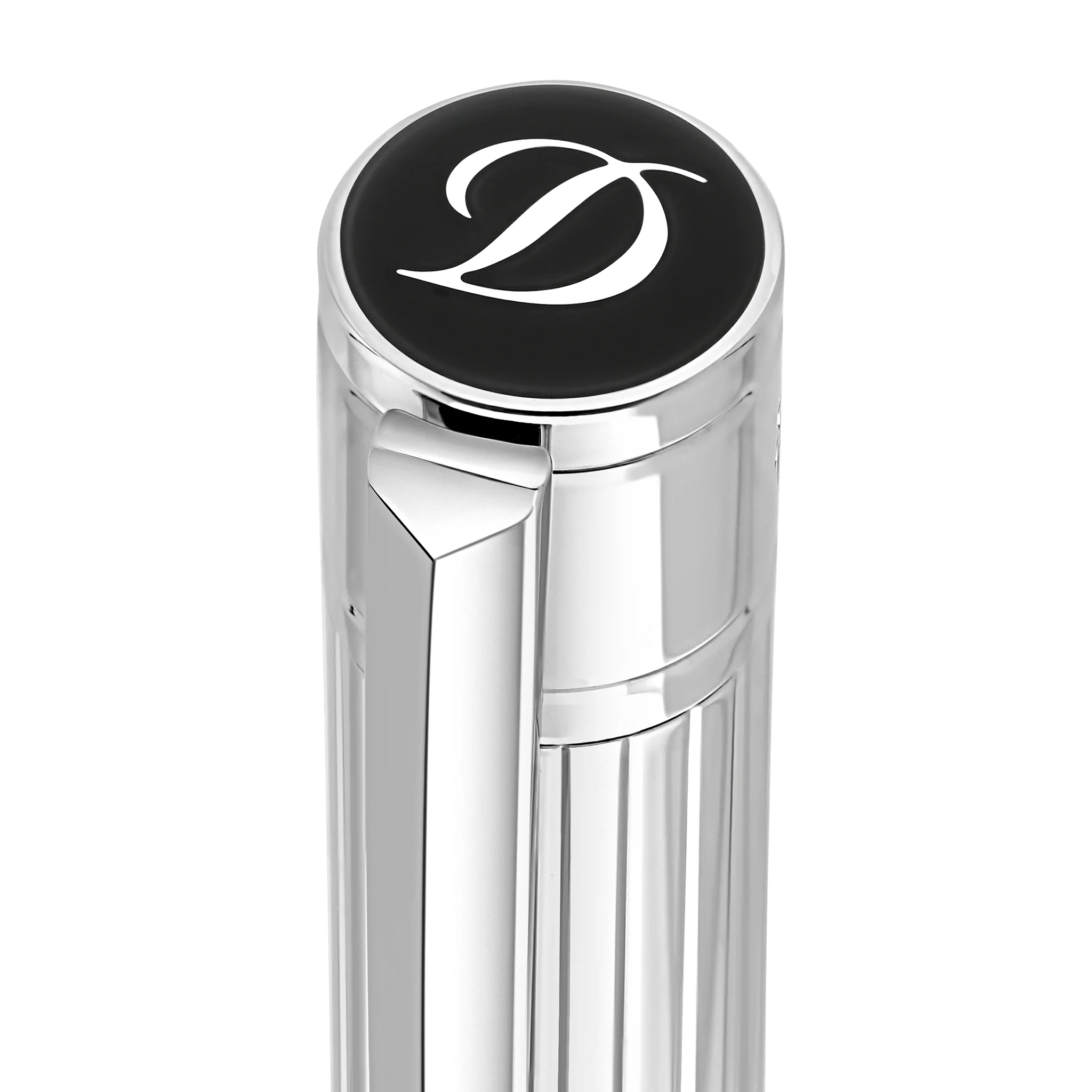 S.T. DUPONT - INITIAL Argenté - Bille