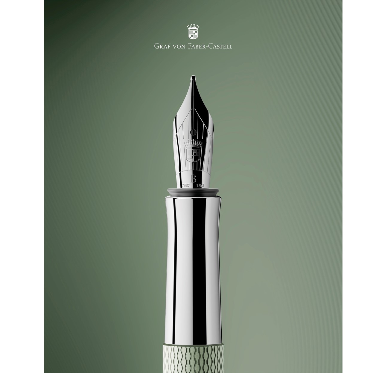 GRAF VON FABER-CASTELL - Guilloché Sage Green - Plume