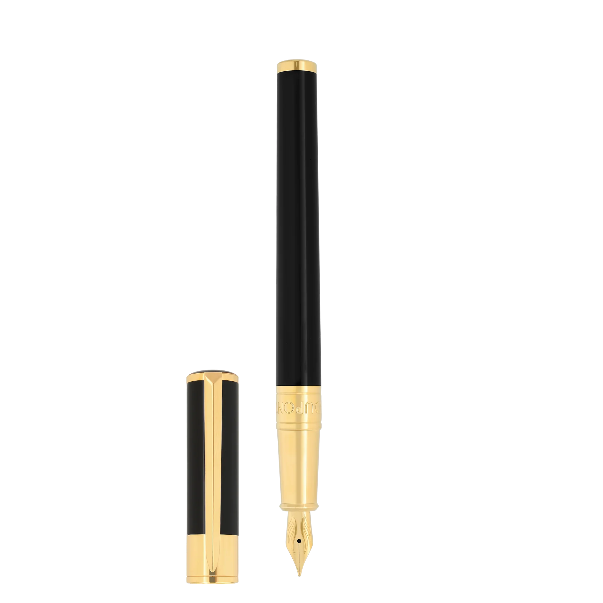 S.T. DUPONT - INITIAL Noir Doré - Plume