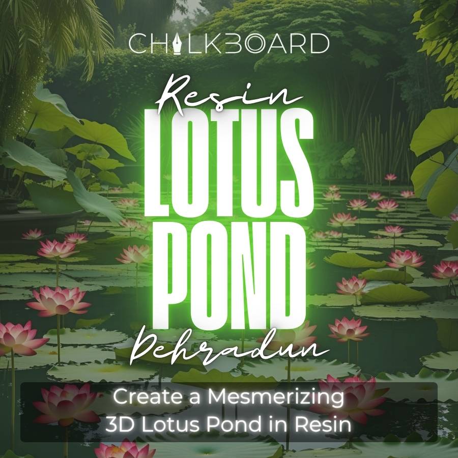 Resin Lotus Pond