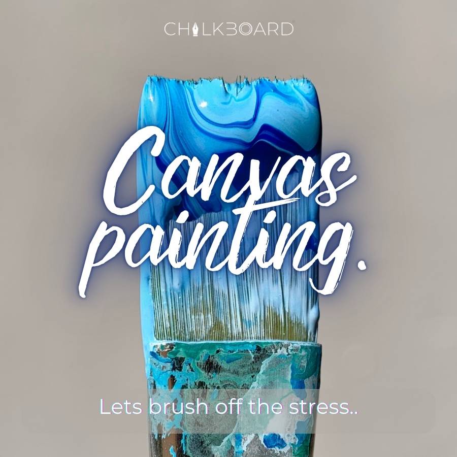 Mini canvas painting