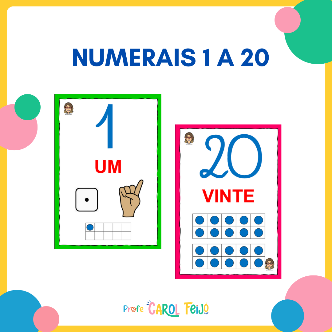 Numerais 1 a 20