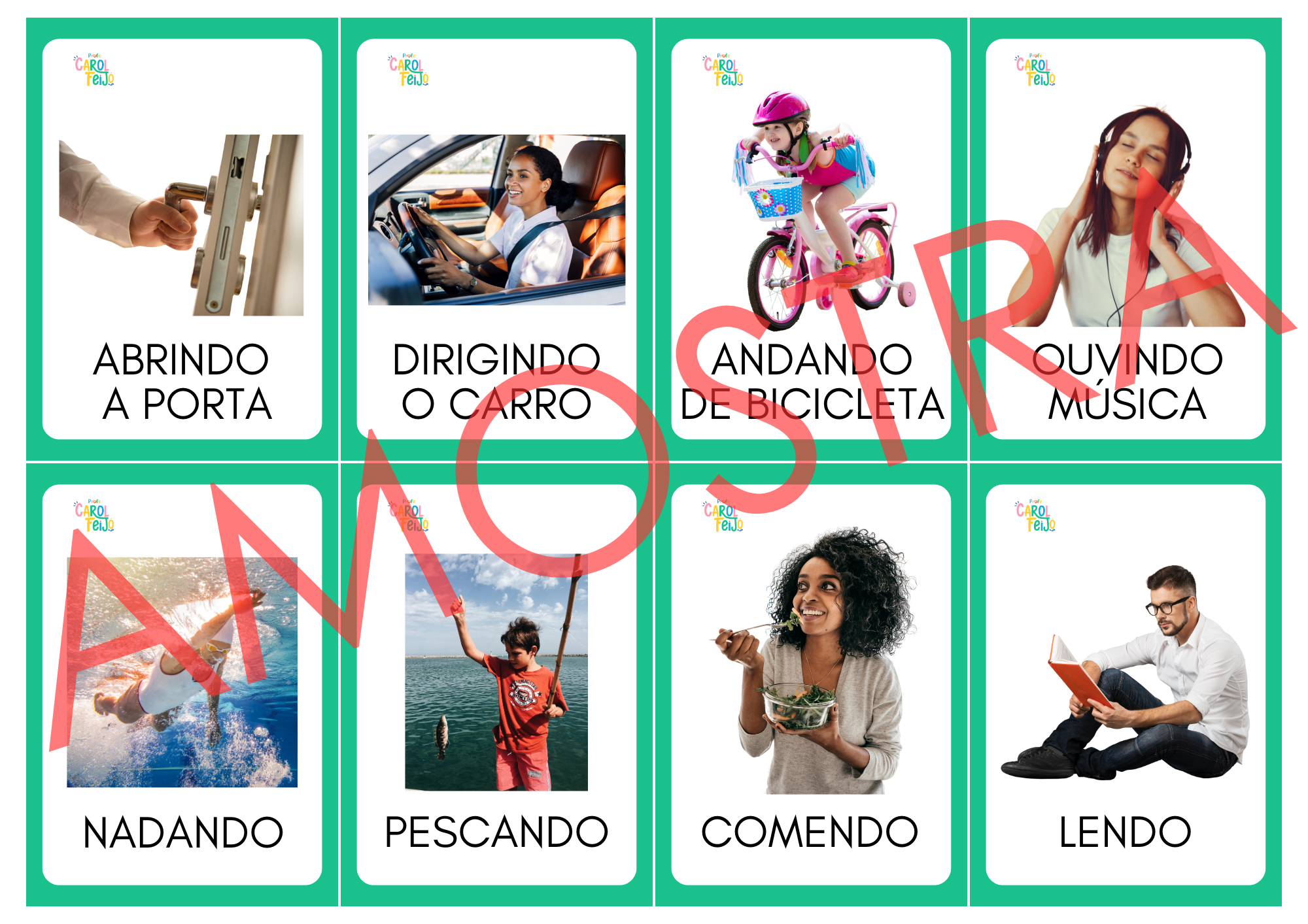 Cards para Mímica
