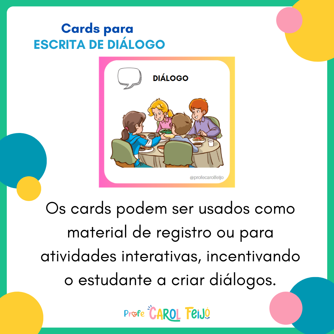 Cards para Escrita de Diálogo