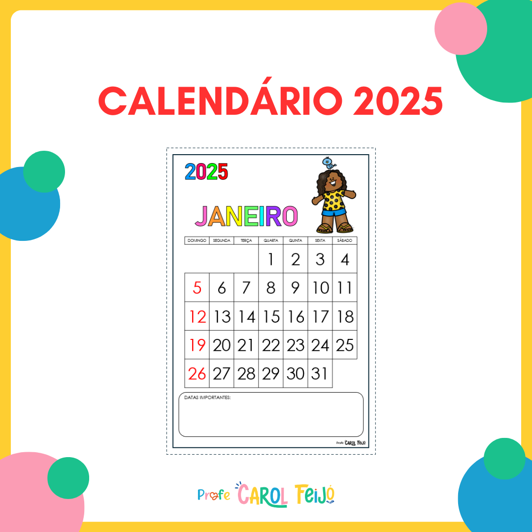 Calendário 2025