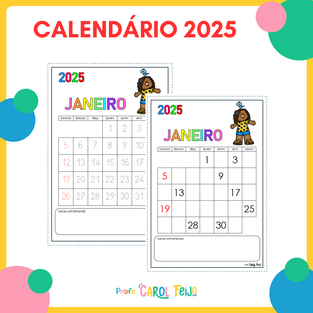 Calendário 2025