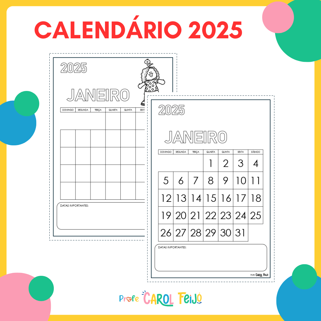 Calendário 2025