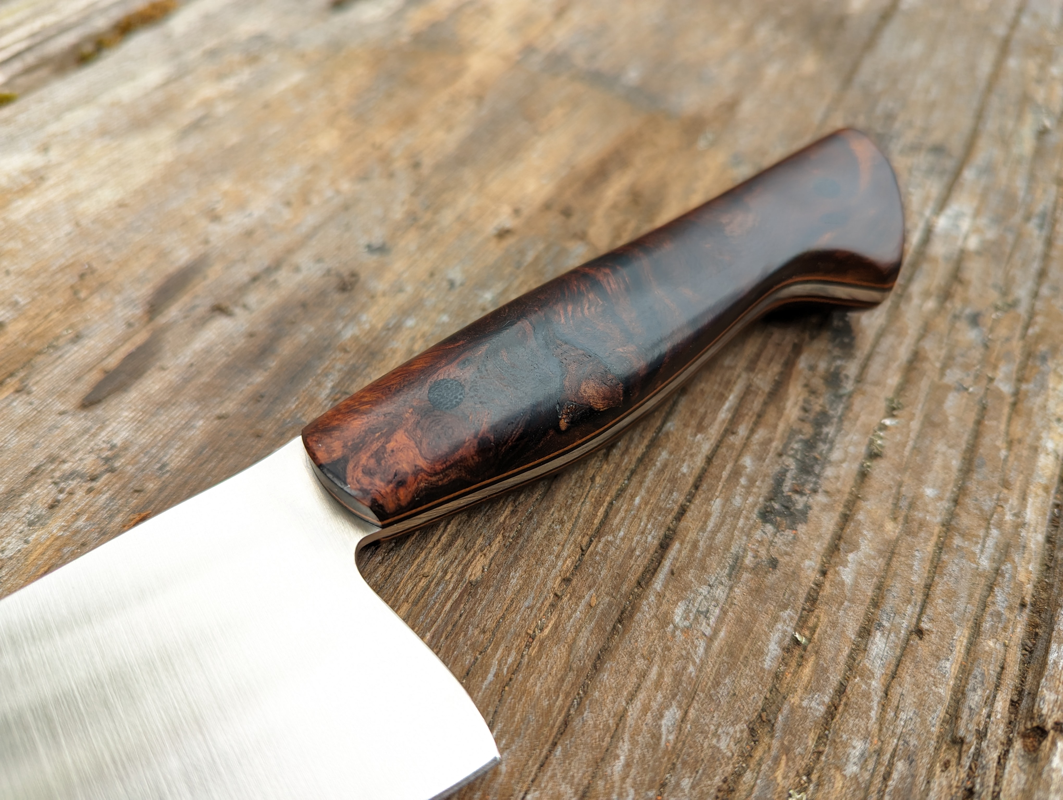 8.5" Chef's Knife in Desert Ironwood Burl