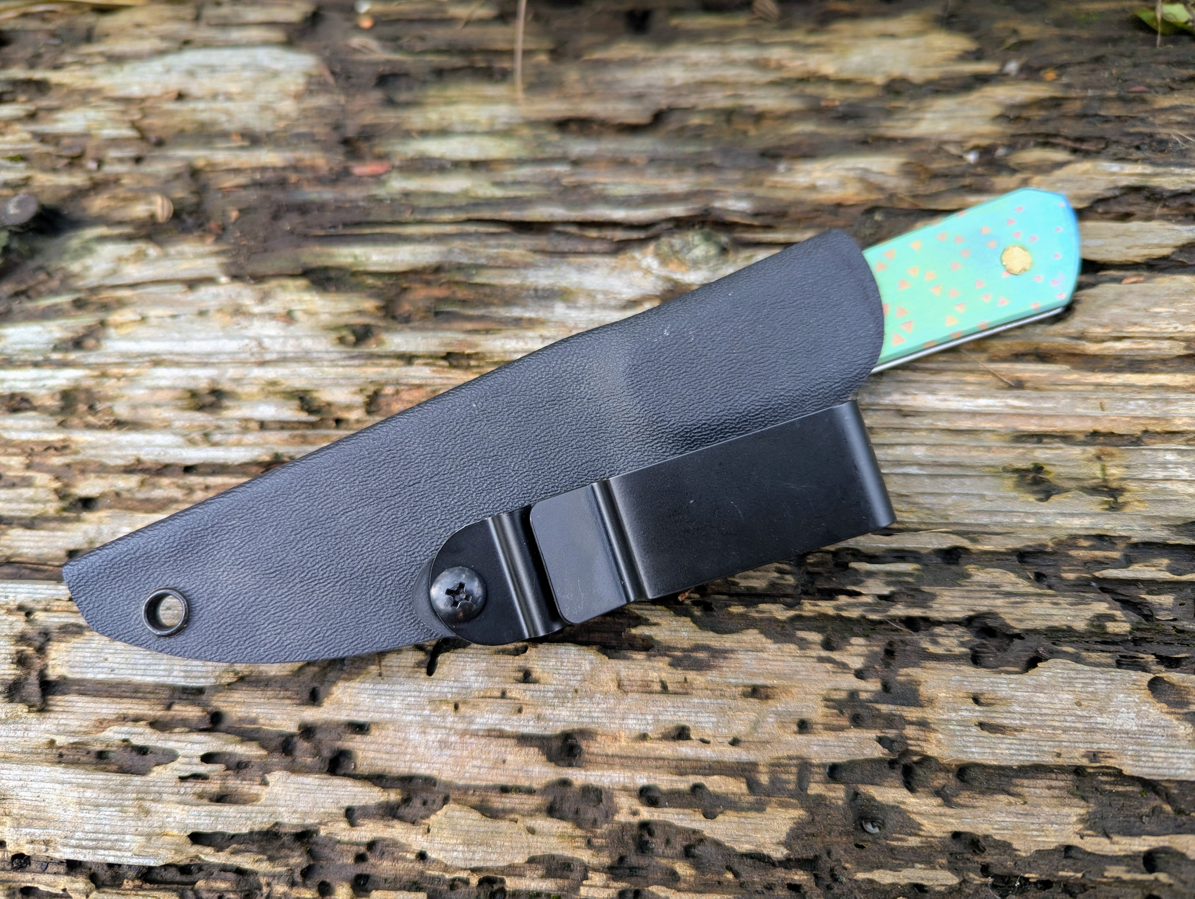 3.25" Backpacking / EDC with Anodized Titanium Handle