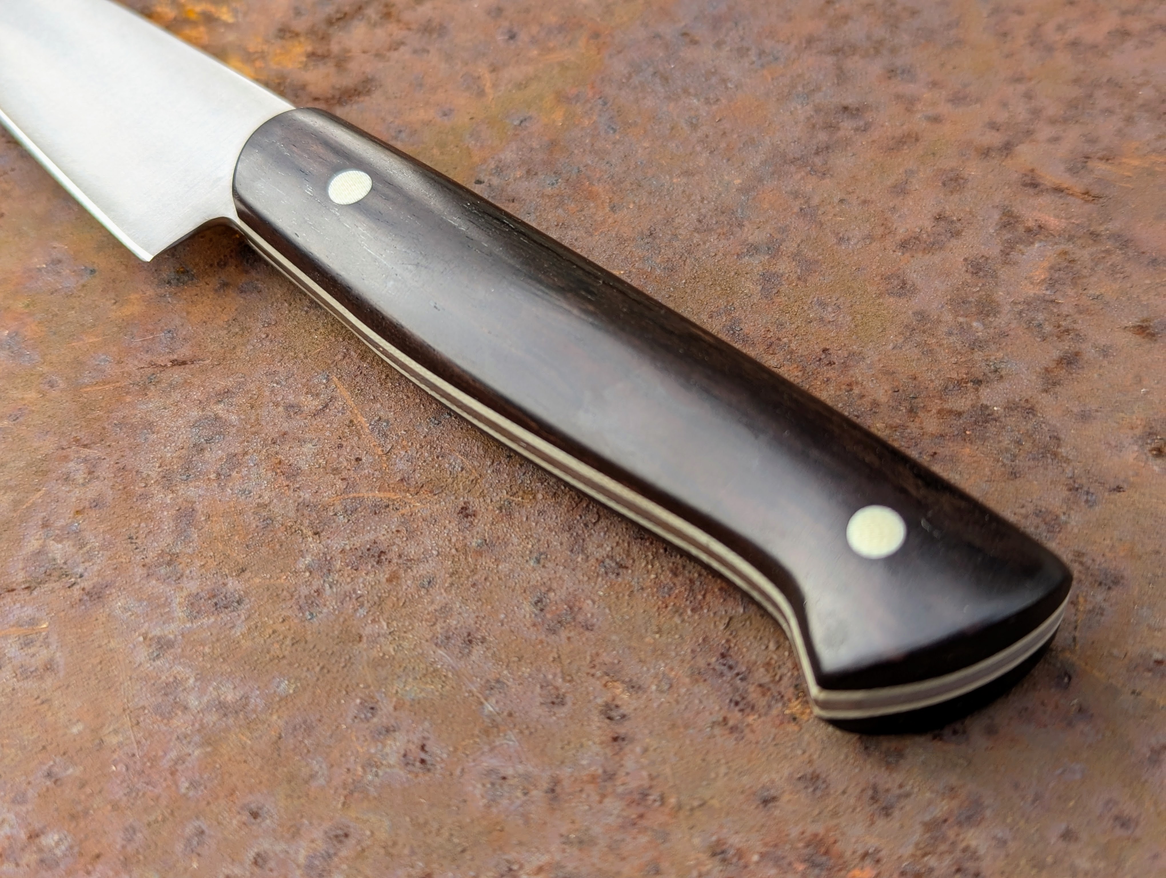 4" Paring Knife with African Blackwood Handle