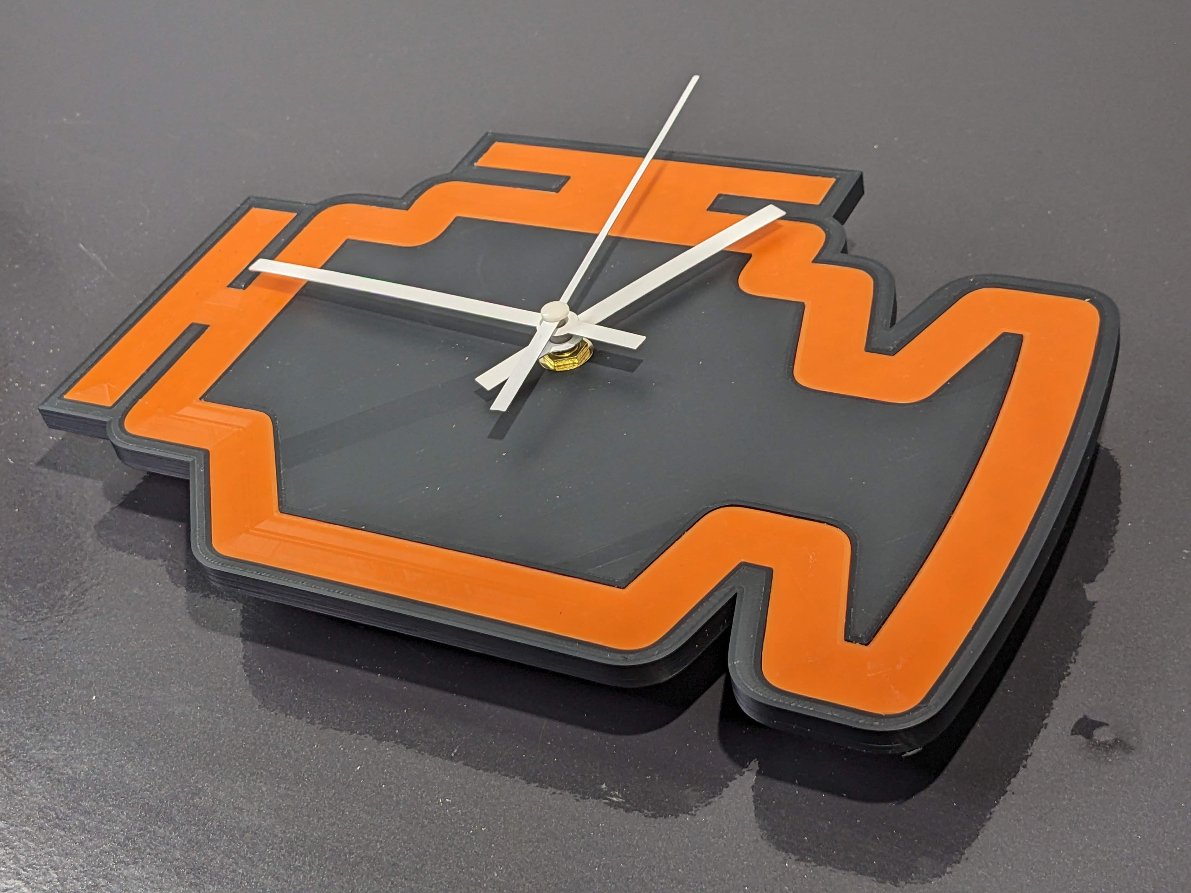 Check Engine Wall Clock