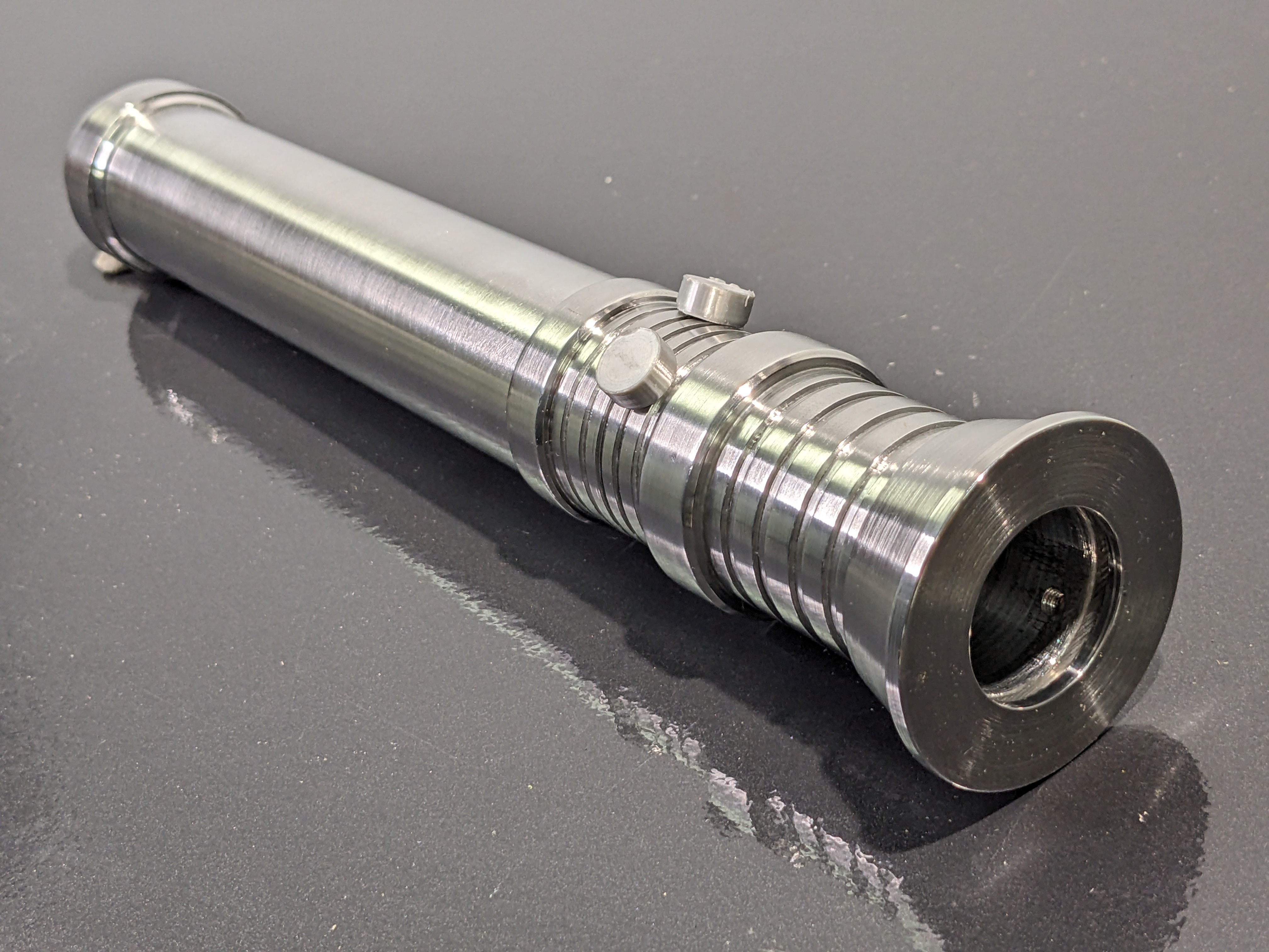 Metal KOTOR In-Game Lightsaber