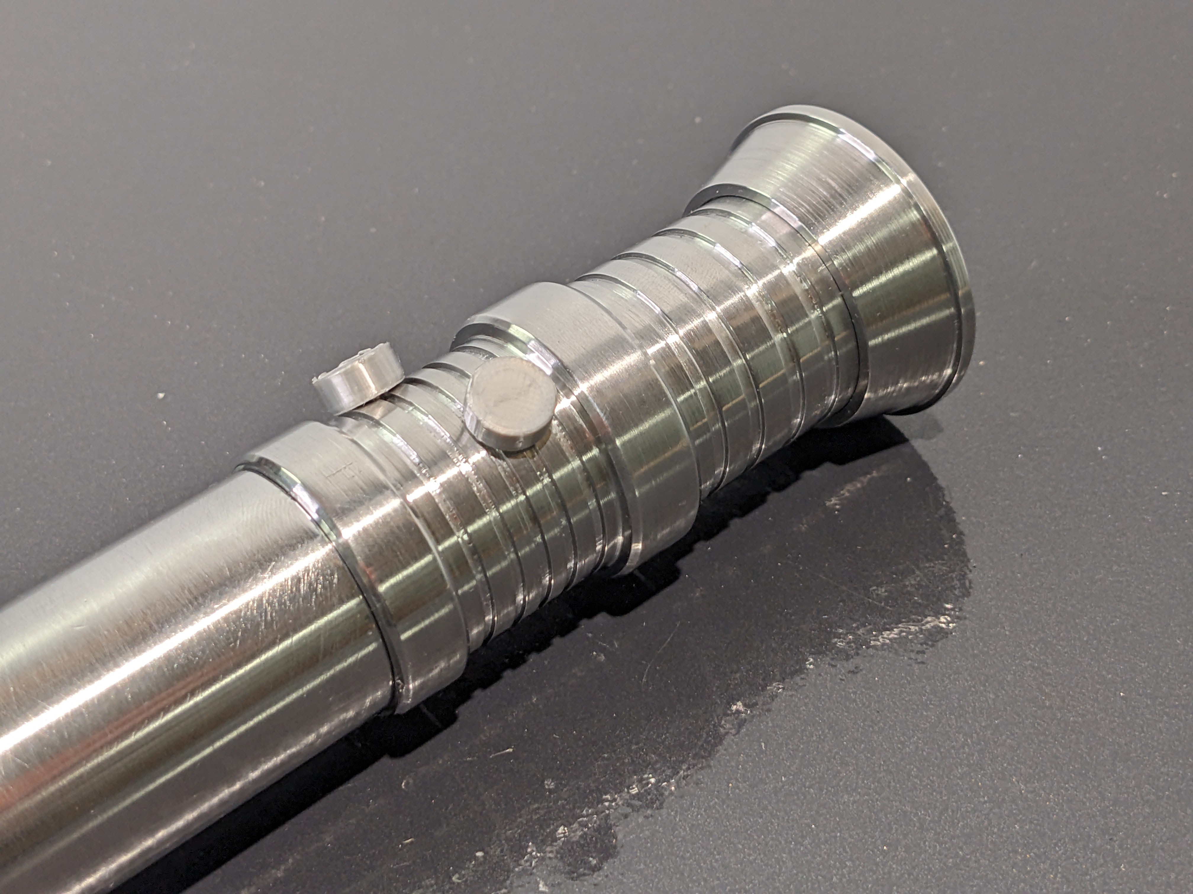 Metal KOTOR In-Game Lightsaber