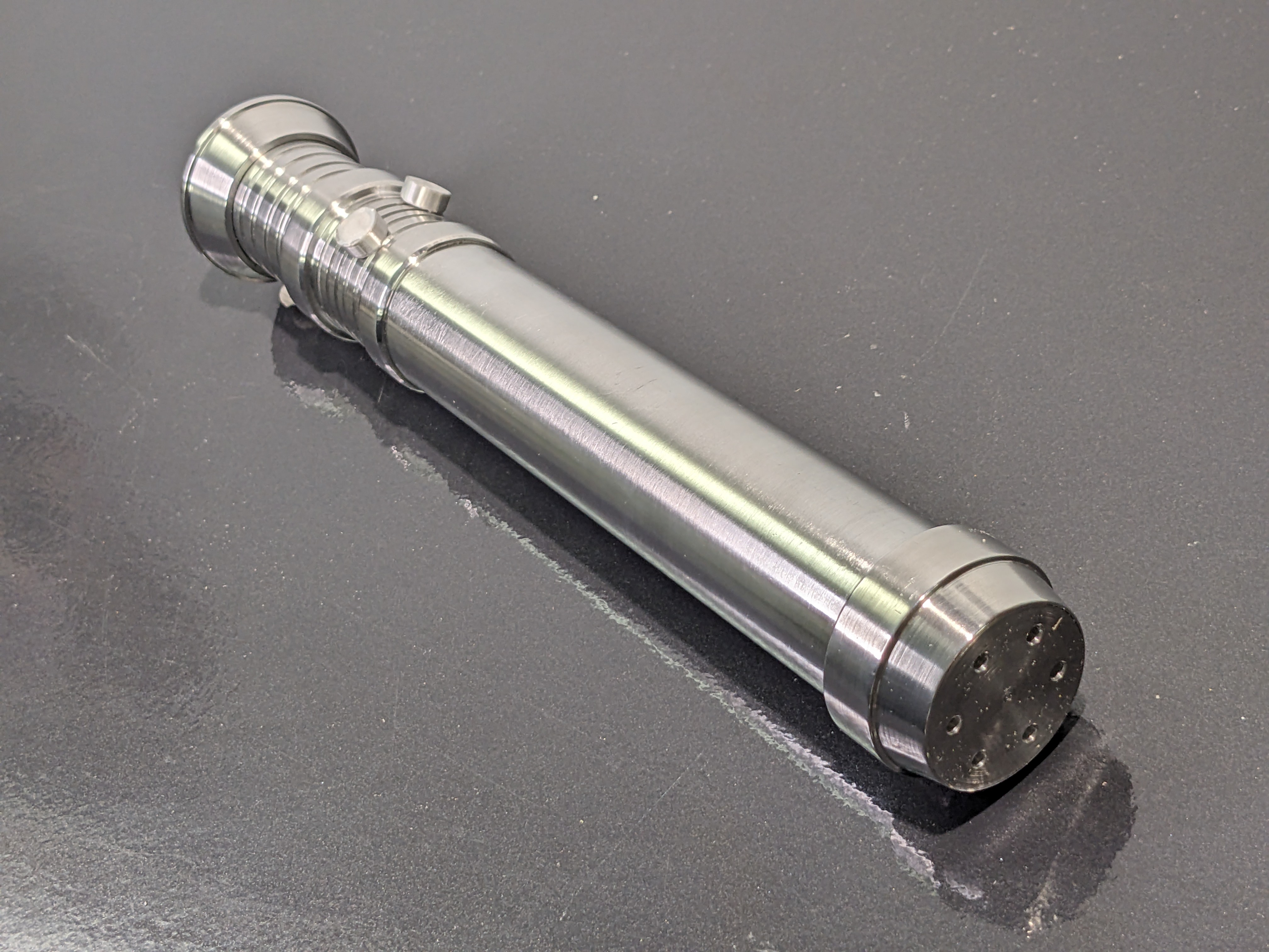 Metal KOTOR In-Game Lightsaber