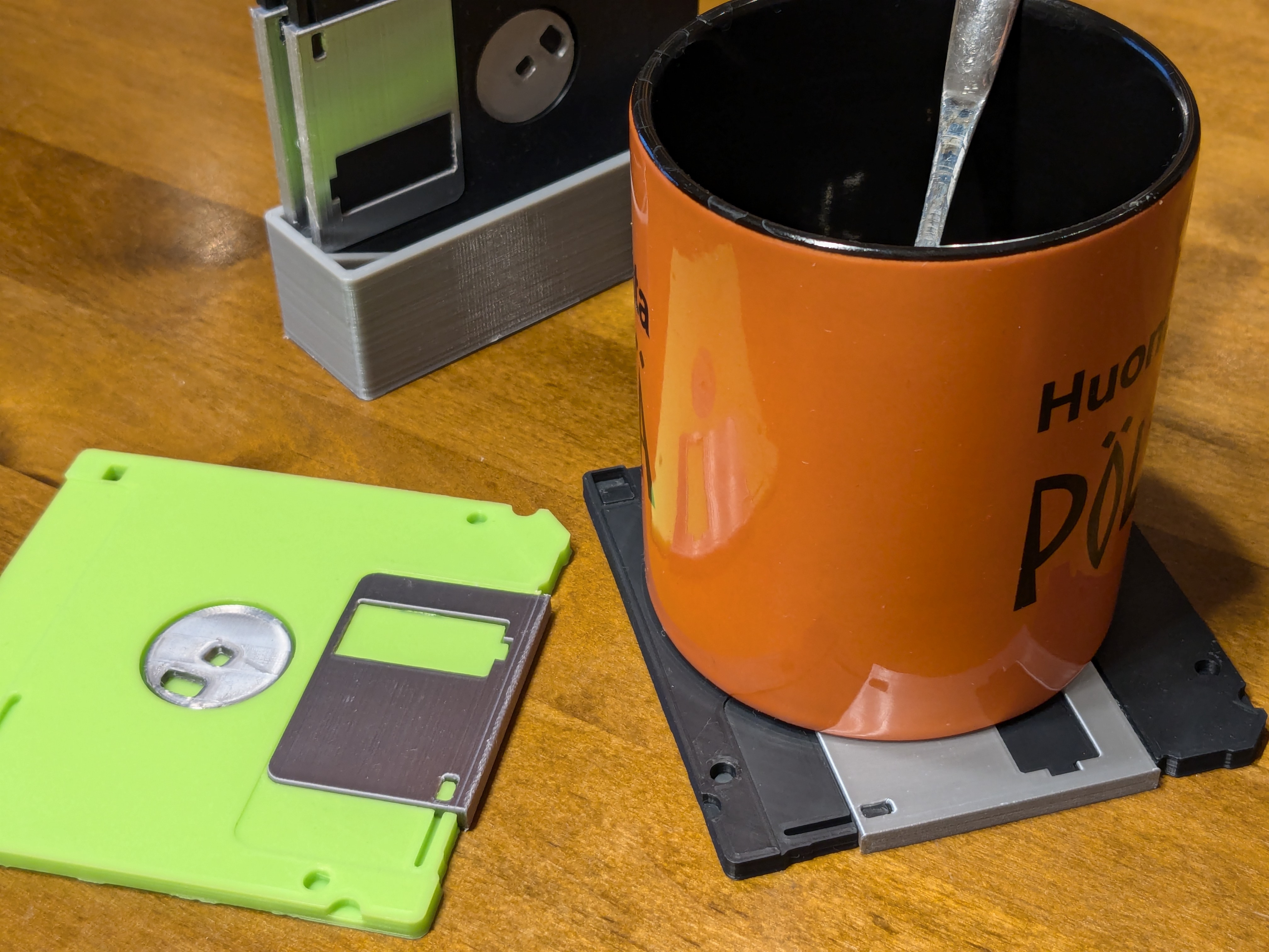 3.5" Floppy Disc Coaster Set