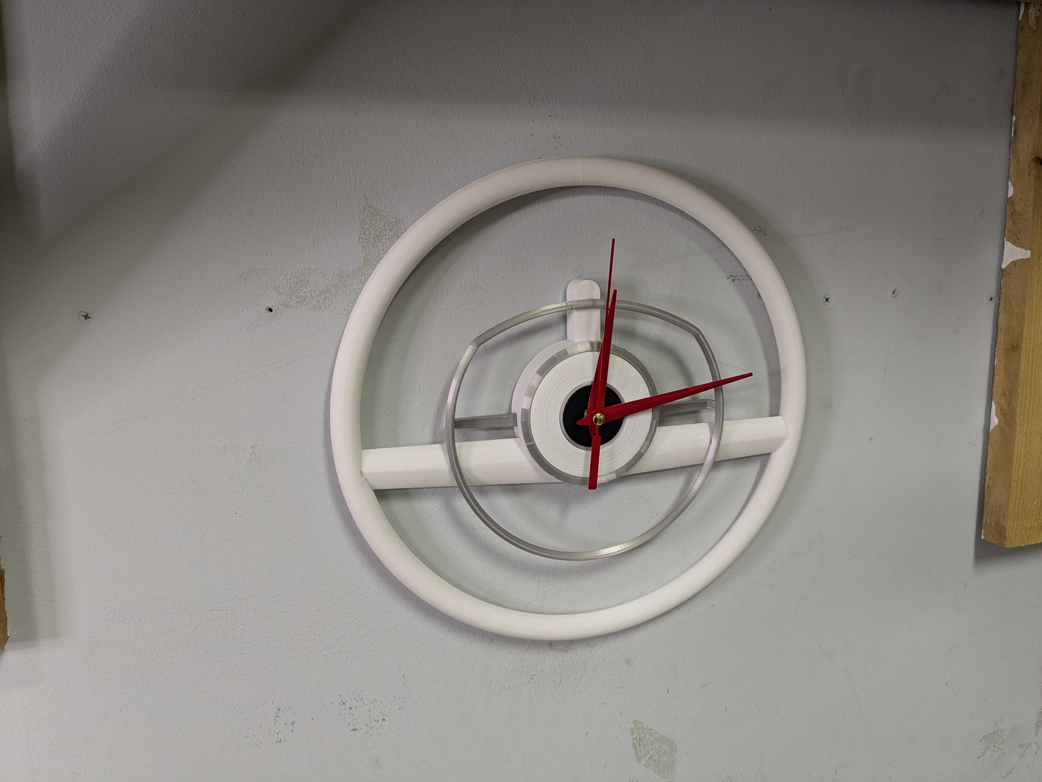 Mercedes Steering Wheel Wall Clock