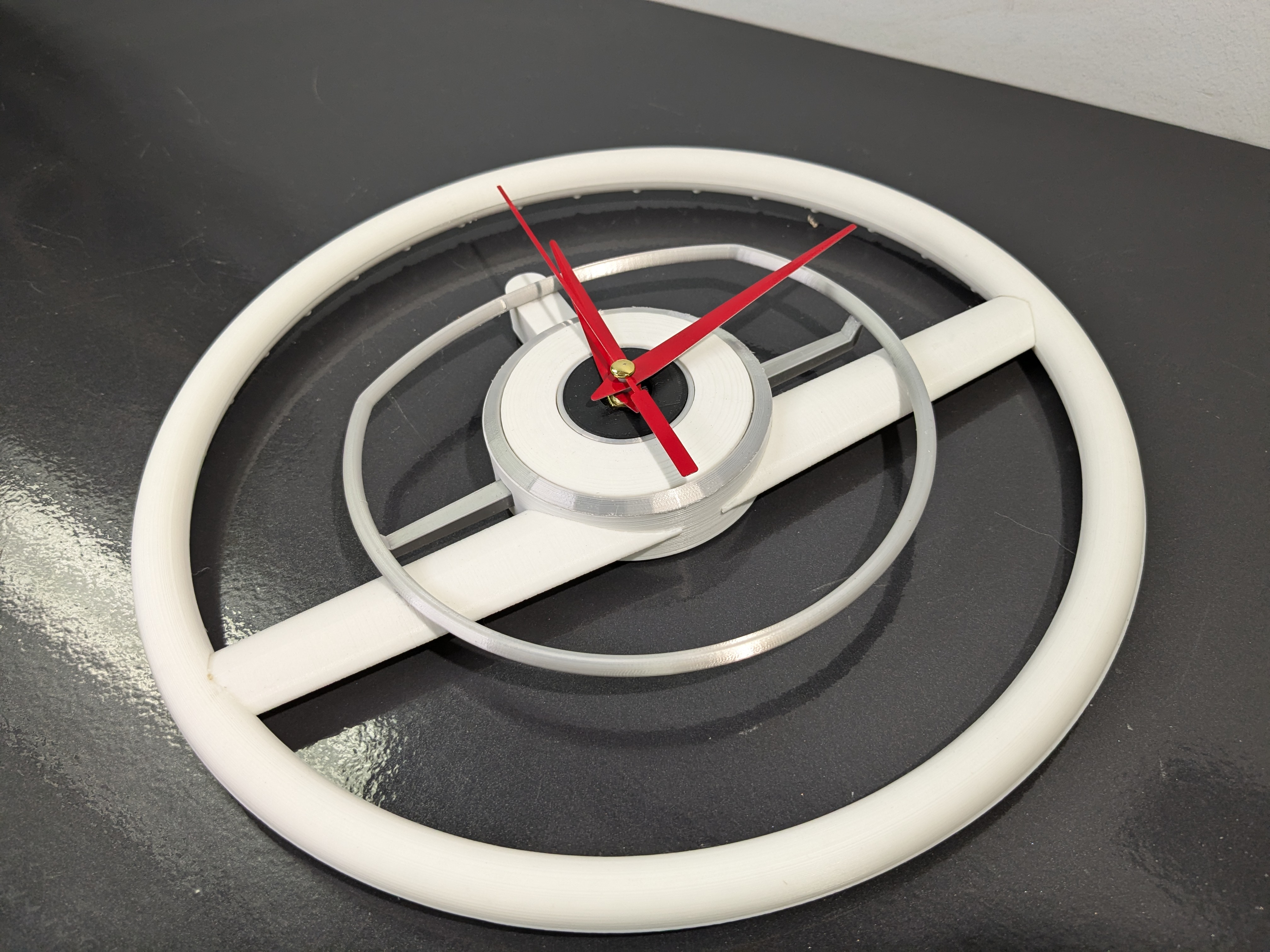 Mercedes Steering Wheel Wall Clock