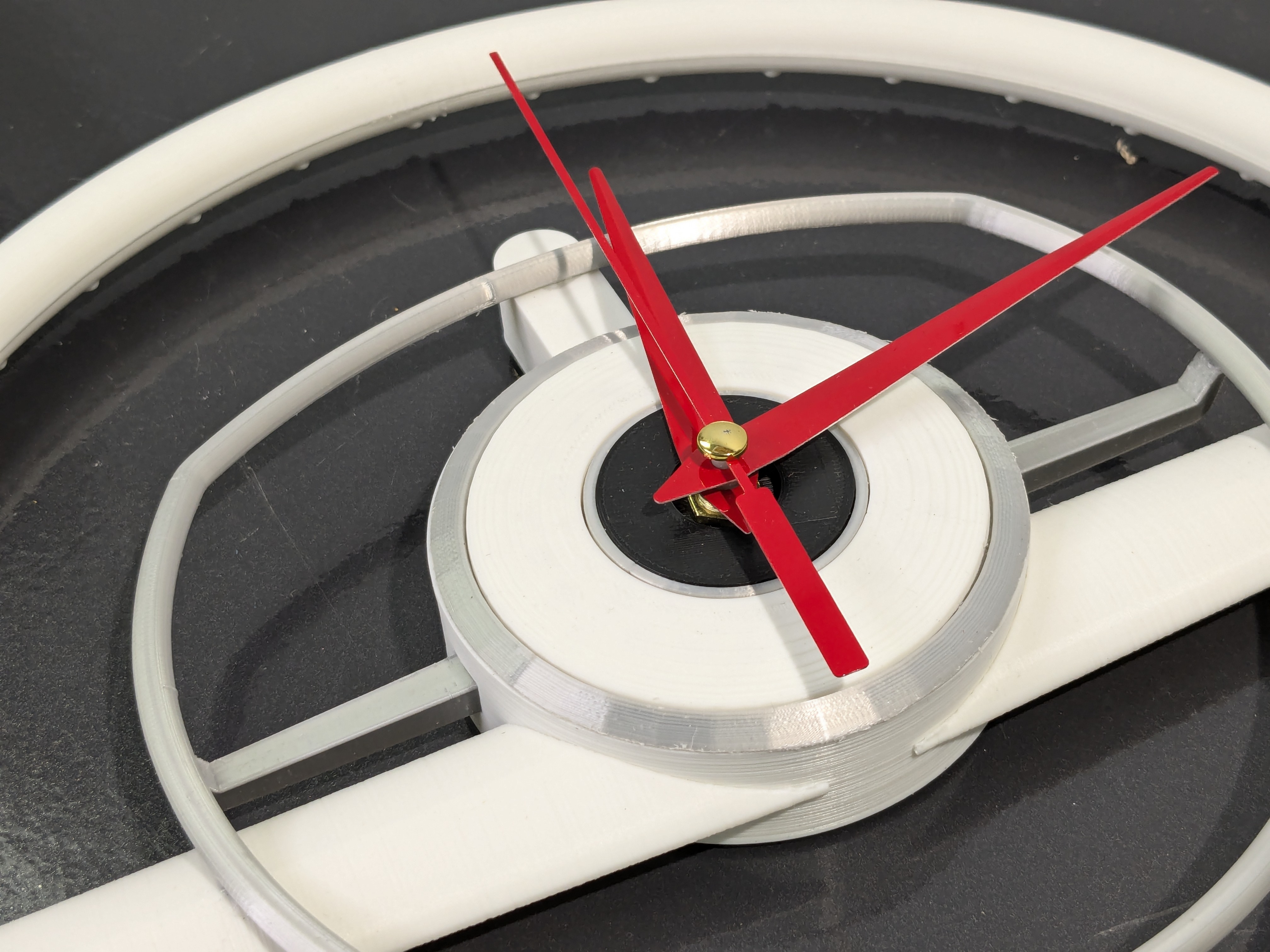Mercedes Steering Wheel Wall Clock