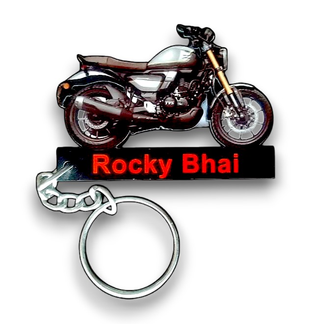 Bike Shaped Keychain